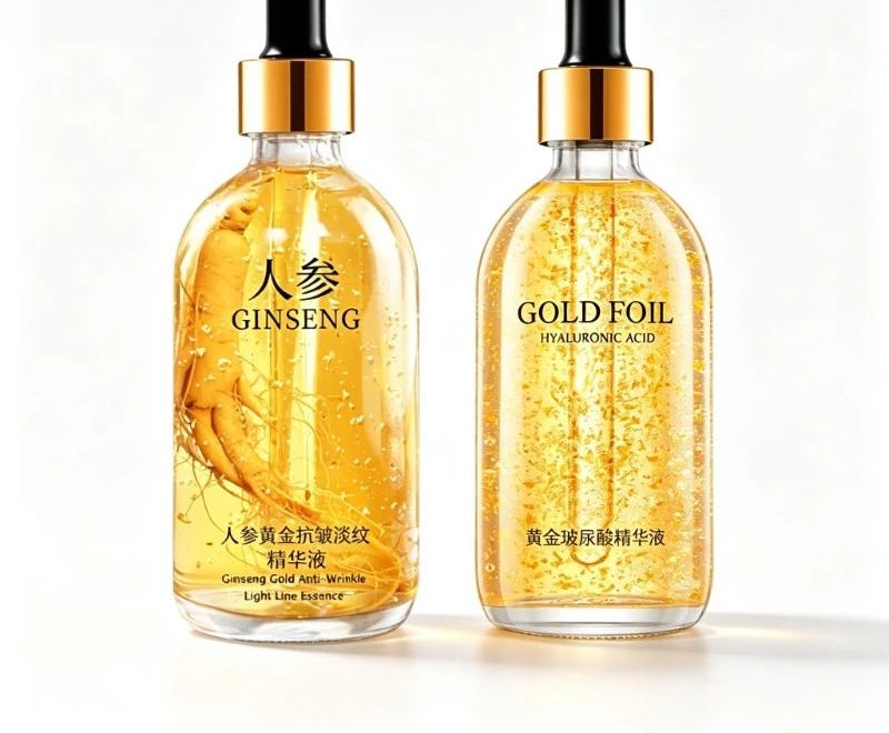 Ivoara Gold Ginseng Polypeptide Serum duo bottles